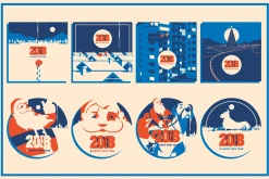 -50% 8 Christmas Posters & Cards