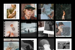 120 + Film Frames & Instant Template