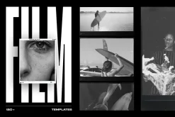 120 + Film Frames & Instant Template