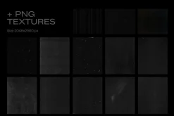 120 + Film Frames & Instant Template