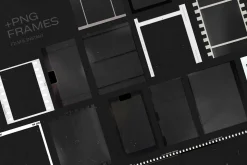 120 + Film Frames & Instant Template