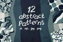 12 abstract patterns