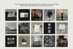 1500 Aesthetic Instagram Templates