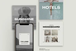 1500 Aesthetic Instagram Templates