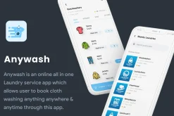 3 Apps UI|Anywash Laundry App UI Kit