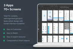 3 Apps UI|Anywash Laundry App UI Kit