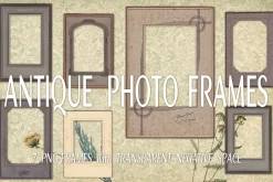 7 Authentic Antique Photo Frames