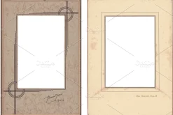 7 Authentic Antique Photo Frames