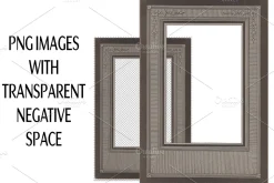 7 Authentic Antique Photo Frames