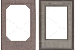 7 Authentic Antique Photo Frames
