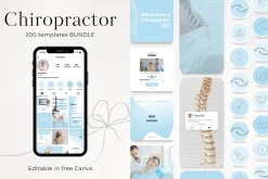 200 Chiropractor Social Media BUNDLE