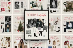 80 Christmas LTK Template Bundle