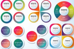 10 CIRCLE INFOGRAPHICS [AI+PSD]