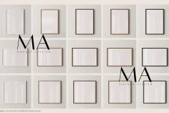 90 Close up Wood Frame Mockup Bundle