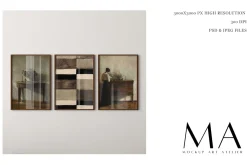 90 Close up Wood Frame Mockup Bundle