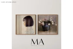 90 Close up Wood Frame Mockup Bundle