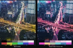 50 Cyberpunk Neon Lightroom Presets