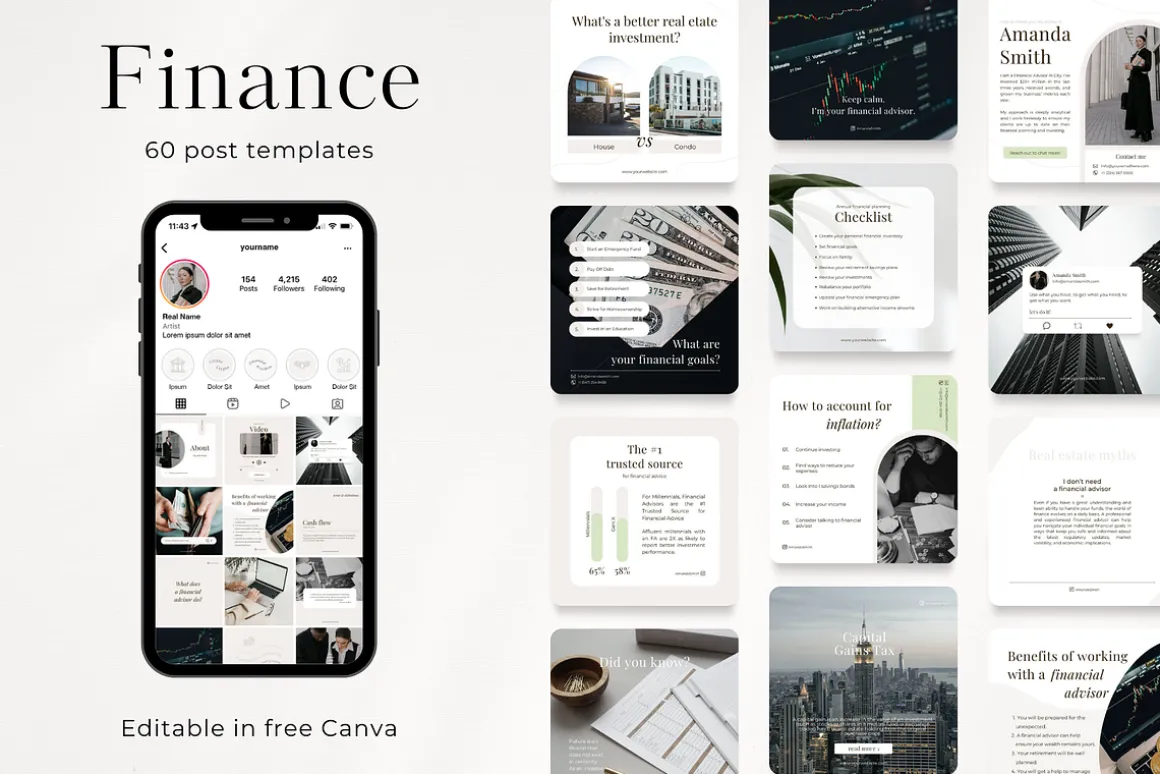 60 Financial Advisor Posts