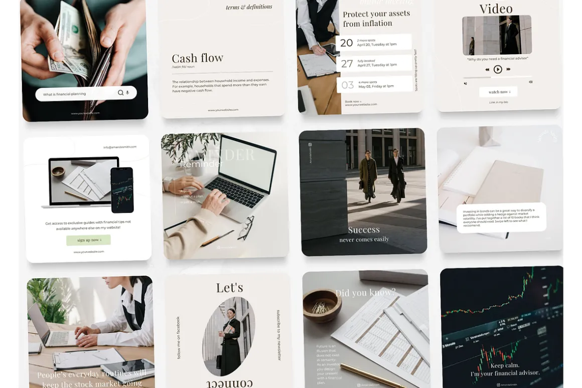 60 Financial Advisor Posts