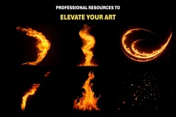 300+ Fire and Flame Overlay Effects