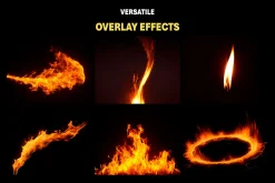 300+ Fire and Flame Overlay Effects
