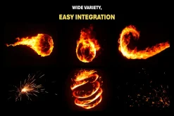 300+ Fire and Flame Overlay Effects