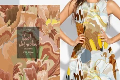 44 floral abstraction vector set