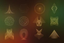 24 Geometric Shapes - Lines (v.2)