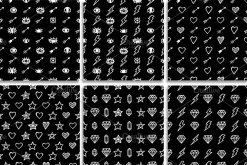 48 Hand Drawn Seamless Patterns Set