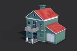 8 House Building and Swimming Pool