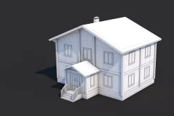 8 House Building and Swimming Pool