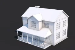 8 House Building and Swimming Pool