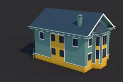 8 House Building and Swimming Pool