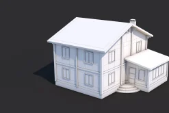 8 House Building and Swimming Pool