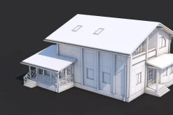 8 House Building and Swimming Pool