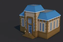 8 House Building and Swimming Pool