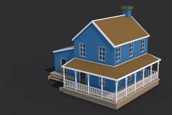 8 House Building and Swimming Pool