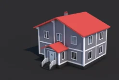 8 House Building and Swimming Pool