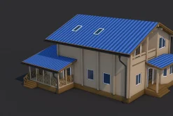 8 House Building and Swimming Pool