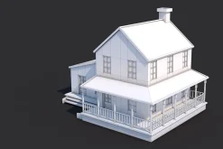 8 House Building and Swimming Pool