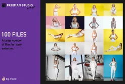 100 Leggings Mock-Up Set