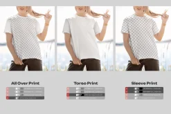 5 Mockup T-Shirt on a Woman