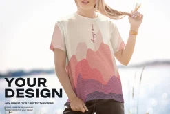 5 Mockup T-Shirt on a Woman