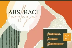 40% off - Abstract Collage BUNDLE