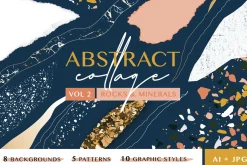 40% off - Abstract Collage BUNDLE