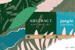 40% off - Abstract Collage BUNDLE