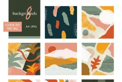 40% off - Abstract Collage BUNDLE