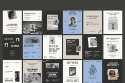 20 Podcast Instagram Post Template