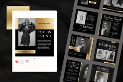 50 Post Templates Canva Luxury