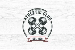10 Power Gym Logo Badge Bundle
